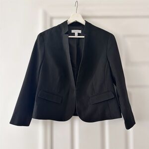 EUC Nine West Black Blazer Short Jacket Size M, Career Professional Office Wear